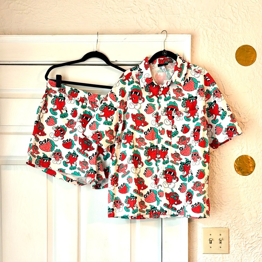 Lazy Oaf Berry Good Short and Shirt Set - Picture 2 of 14